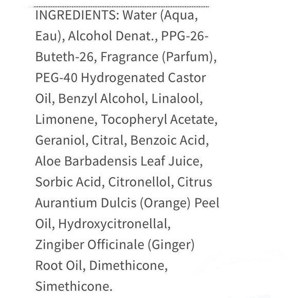 Aromatherapy Bath and Body Works Essential Oil Mist 5.3 oz - Orange & Ginger - Picture 4 of 5